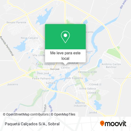 Paquetá Calçados S/A. mapa
