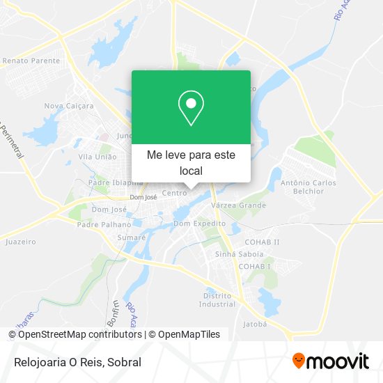 Relojoaria O Reis mapa