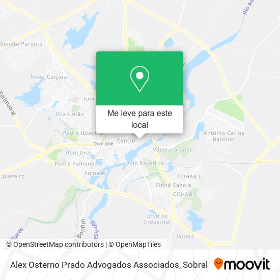 Alex Osterno Prado Advogados Associados mapa