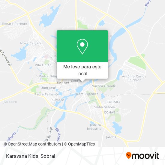Karavana Kids mapa