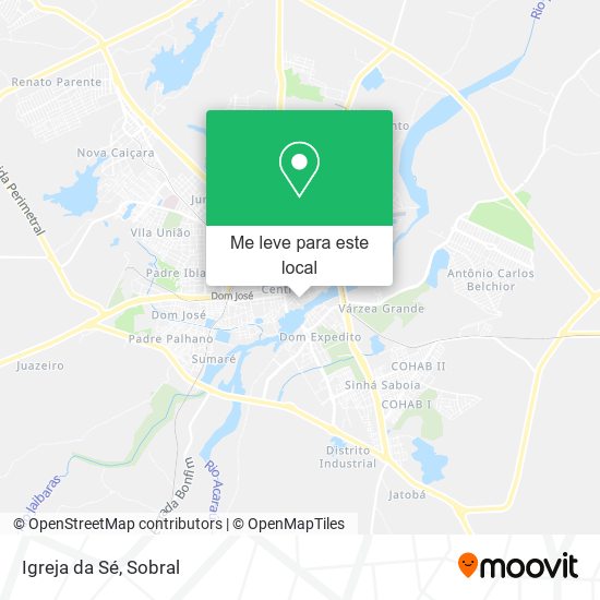 Igreja da Sé mapa
