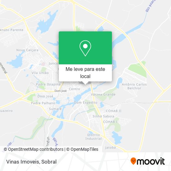 Vinas Imoveis mapa