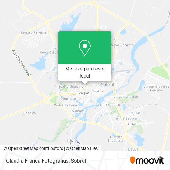 Cláudia Franca Fotografias mapa