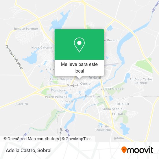 Adelia Castro mapa