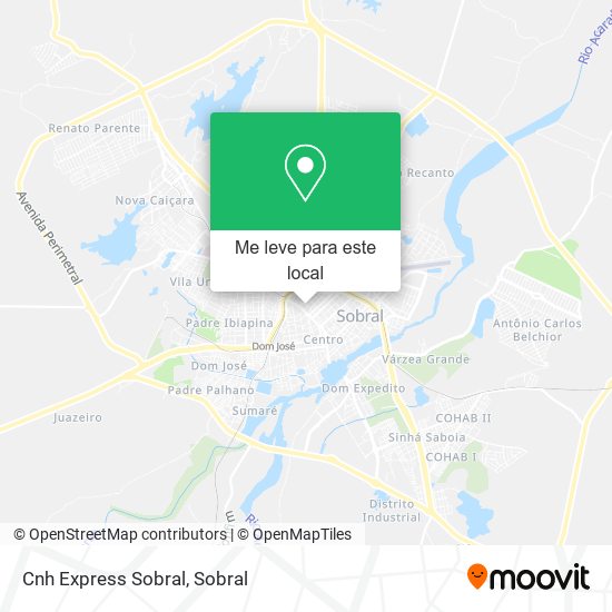 Cnh Express Sobral mapa