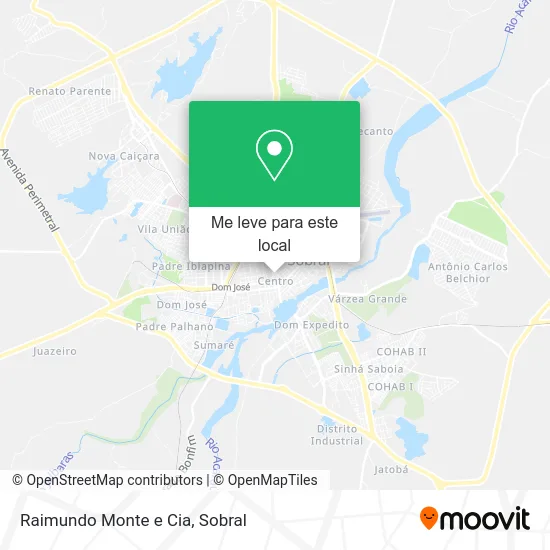 Raimundo Monte e Cia mapa