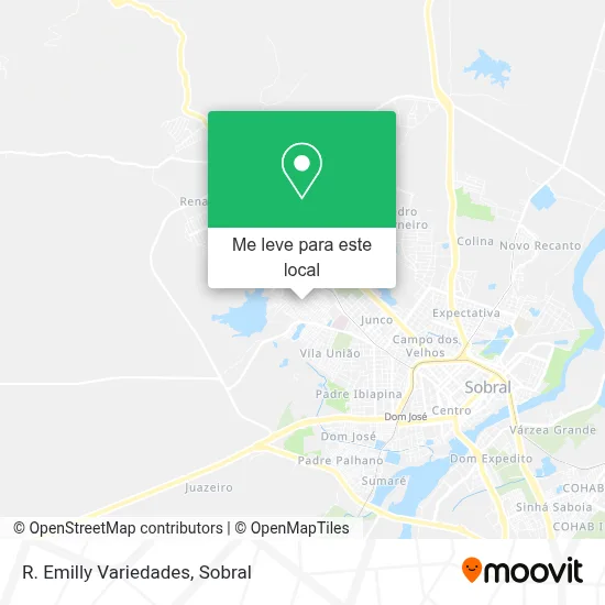 R. Emilly Variedades mapa