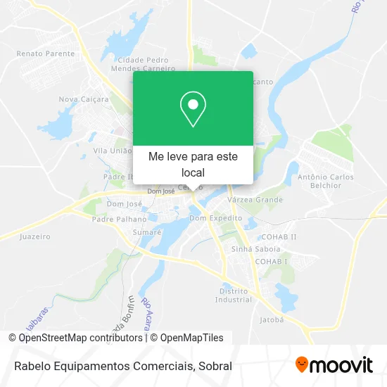 Rabelo Equipamentos Comerciais mapa