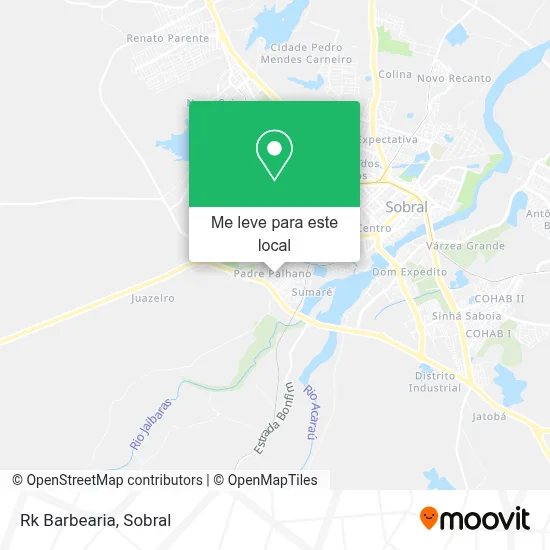 Rk Barbearia mapa