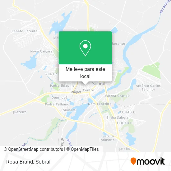 Rosa Brand mapa