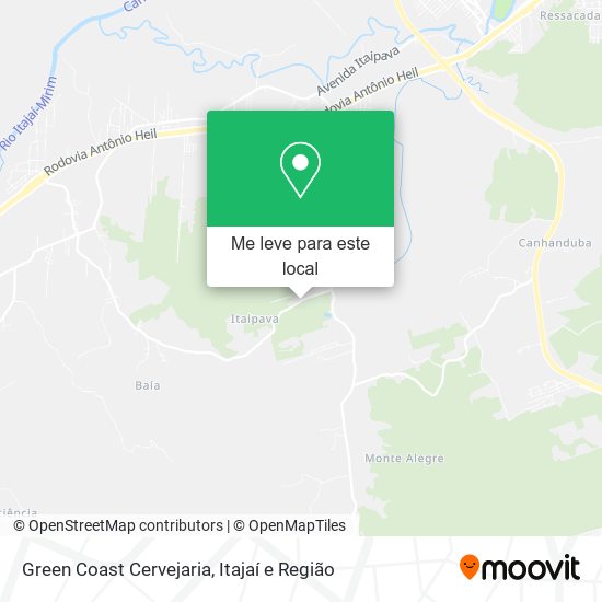 Green Coast Cervejaria mapa