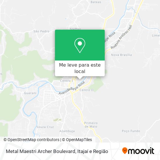 Metal Maestri Archer Boulevard mapa