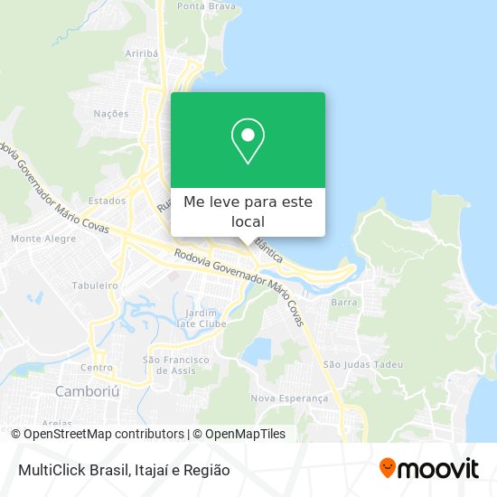 MultiClick Brasil mapa