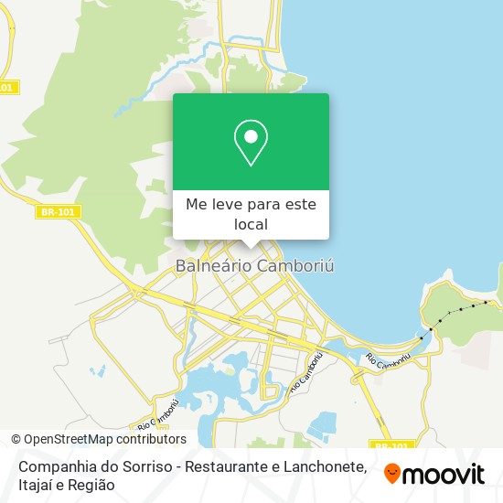 Companhia do Sorriso - Restaurante e Lanchonete mapa