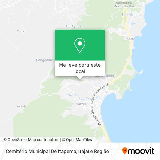 Cemitério Municipal De Itapema mapa