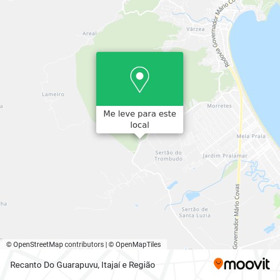 Recanto Do Guarapuvu mapa