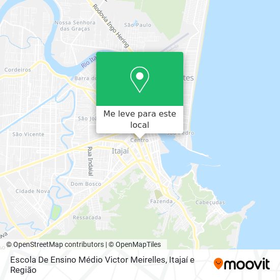 Escola De Ensino Médio Victor Meirelles mapa