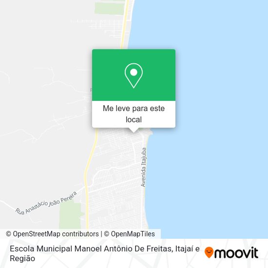 Escola Municipal Manoel Antônio De Freitas mapa