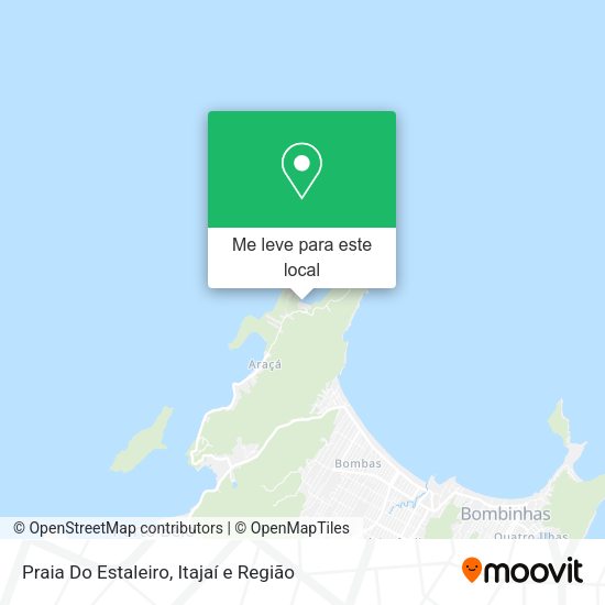 Praia Do Estaleiro mapa