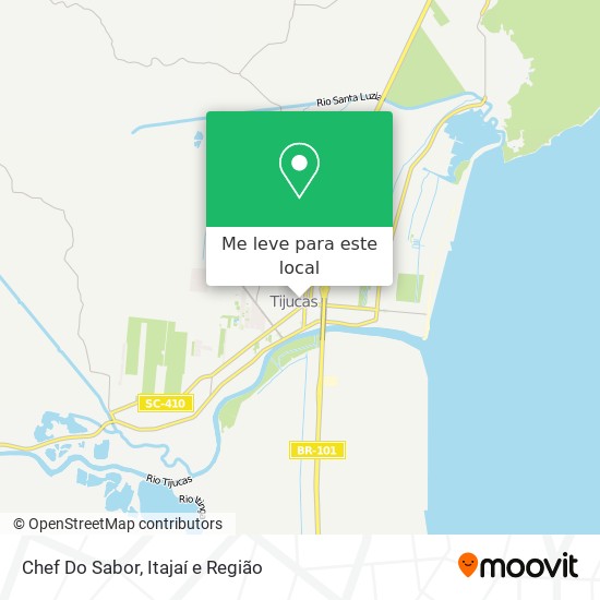 Chef Do Sabor mapa