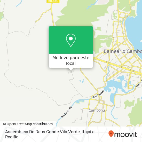 Assembleia De Deus Conde Vila Verde mapa