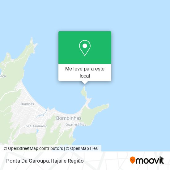 Ponta Da Garoupa mapa