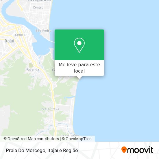 Praia Do Morcego mapa