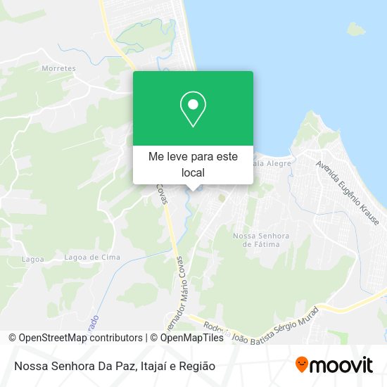 Nossa Senhora Da Paz mapa