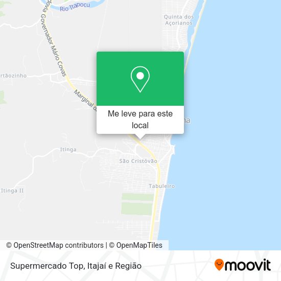 Supermercado Top mapa