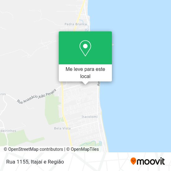 Rua 1155 mapa