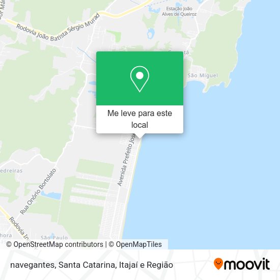 navegantes, Santa Catarina mapa