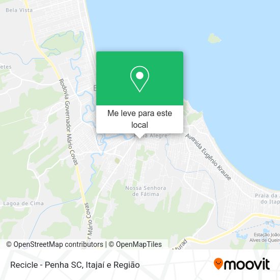 Recicle - Penha SC mapa