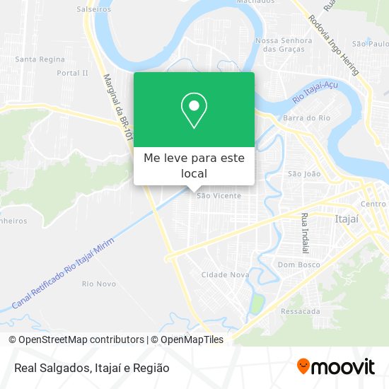 Real Salgados mapa