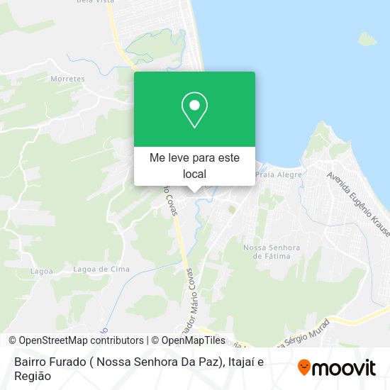 Bairro Furado ( Nossa Senhora Da Paz) mapa