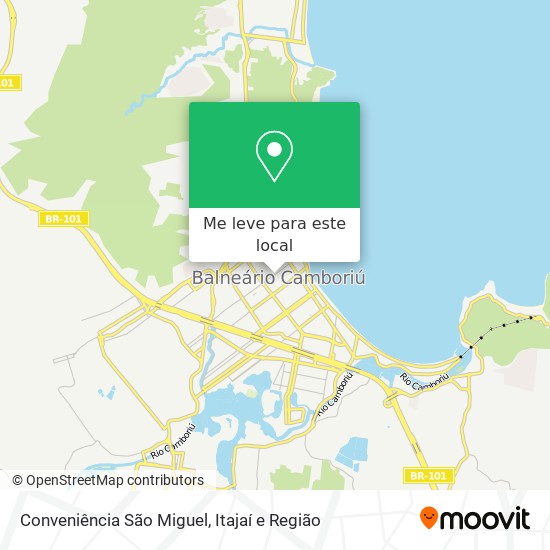 Conveniência São Miguel mapa