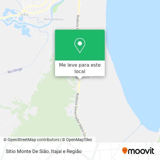 Sítio Monte De Sião mapa