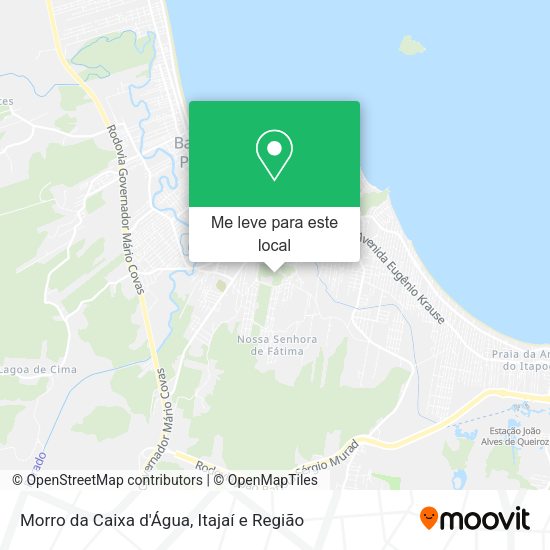 Morro da Caixa d'Água mapa
