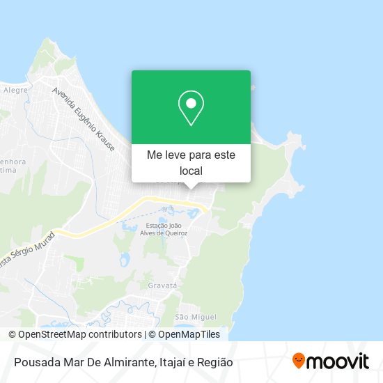 Pousada Mar De Almirante mapa