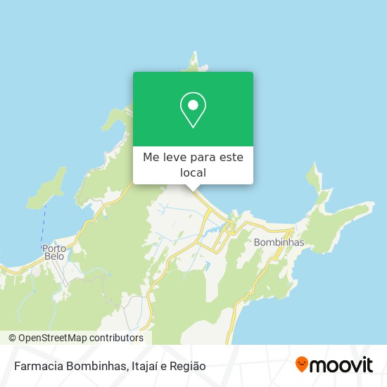 Farmacia Bombinhas mapa