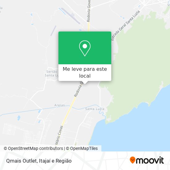 Qmais Outlet mapa