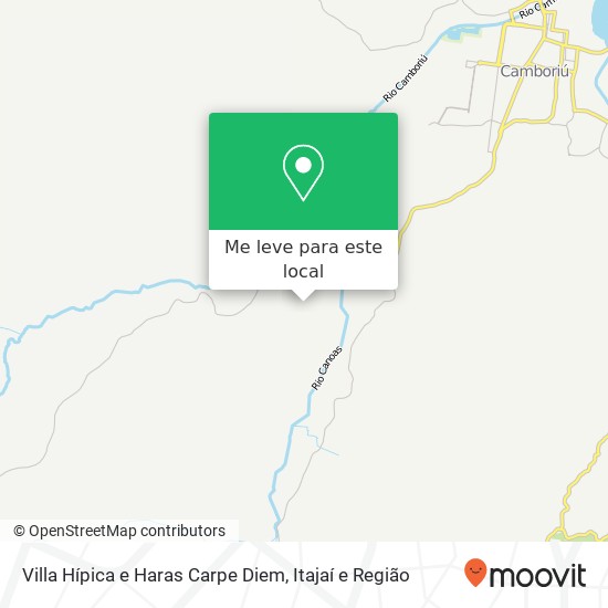 Villa Hípica e Haras Carpe Diem mapa