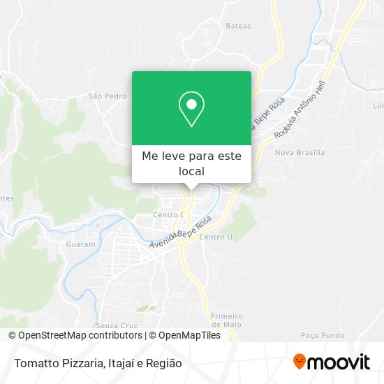 Tomatto Pizzaria mapa