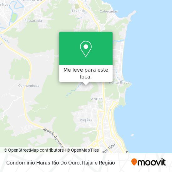 Condomínio Haras Rio Do Ouro mapa