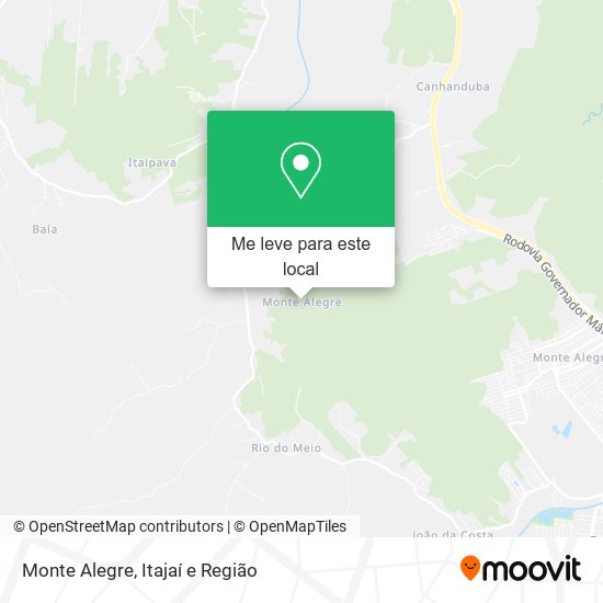 Monte Alegre mapa