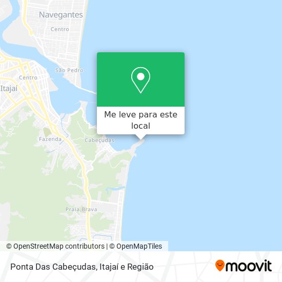 Ponta Das Cabeçudas mapa