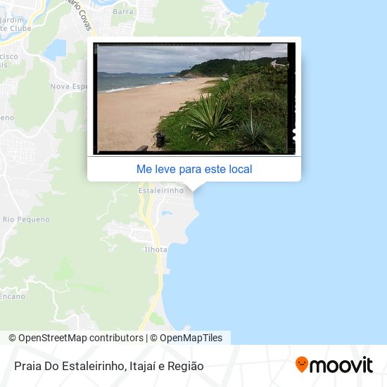 Praia Do Estaleirinho mapa