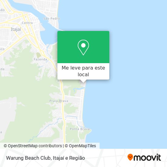 Warung Beach Club mapa