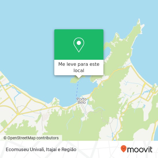 Ecomuseu Univali mapa