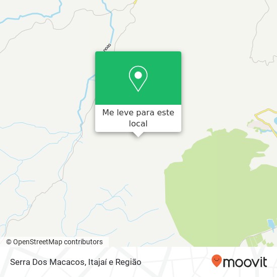 Serra Dos Macacos mapa