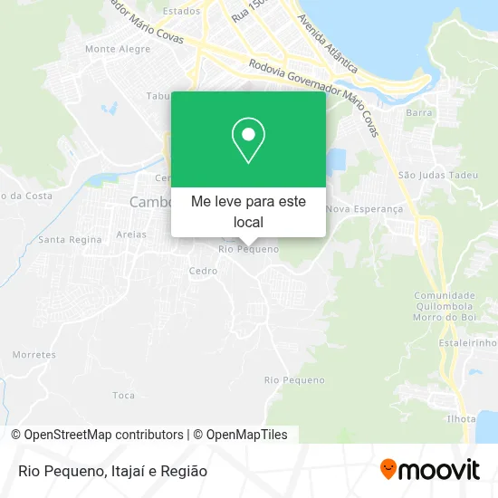 Rio Pequeno mapa